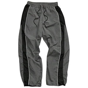 High Quality Custom Men's Sports Baggy Cargo <b>Track</b> <b>Pant</b> Windbreaker Canvas Lightweight <b>Nylon</b> Anti-Wrinkle Hip Hop Sweat <b>Pants</b> - Product Image 1