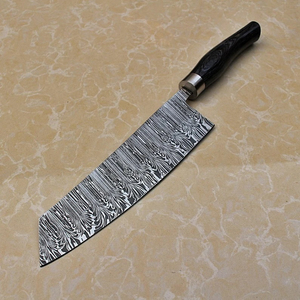 Cuchillo de Chef de acero de Damasco japonés hecho a mano al mejor precio, mango de madera, Apto para lavavajillas, agarre ajustable, hoja afilada, cantidad a granel - Product Image 6