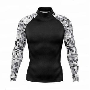 Fabricante personalizado Camisas de pesca unisex Manga larga UPF 50 Protección UV 100% Poliéster Senderismo al aire libre Correr Natación Erupción - Product Image 1