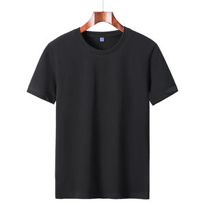 เสื้อทีเชิ้ตของผู้ชายผ้าคอตตอนทรงสลิมฟิตแบบลำลองของผู้ชายทันสมัยแห้งเร็วแบบลำลอง - Product Image 1