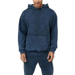 Nouveau survêtement unisexe tendance en molleton 100 % coton délavé à l'acide, style sportif et urbain, vente chaude hiver, OEM 2026 - Product Image 2