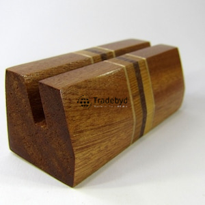 ที่ใส่การ์ดวอลนัทแกะสลักด้วยมือมีสไตล์สำหรับใช้ในสำนักงานและการประชุมทางธุรกิจ - Product Image 2