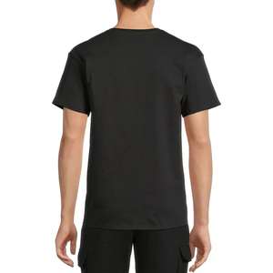 เสื้อยืดคอกลมแขนสั้นสำหรับผู้ชายผ้าฝ้าย100% สีเขียวพิมพ์โลโก้แบบกำหนดเองดีไซน์ล่าสุดใส่พอดีตัวปกติ - Product Image 5