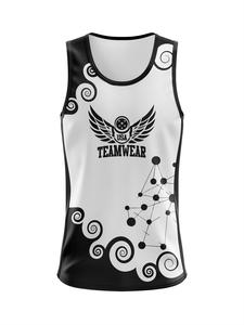 Custom Mens <b>Mesh</b> Sublimation Print Tank <b>Top</b> Fashionable Mens Singlet for Wholesale Tank <b>Tops</b> - Product Image 3