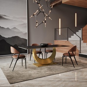 Mesa de Comedor con Diseño de Luna - Product Image 2