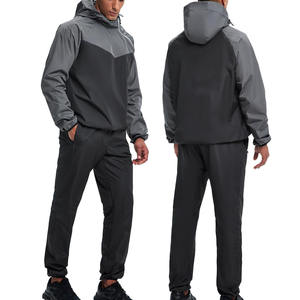 Chándales personalizados para correr, entrenamiento para correr, cremalleras frontales, impresión personalizada de alta calidad y bordado, chándal de talla grande para hombres - Product Image 2