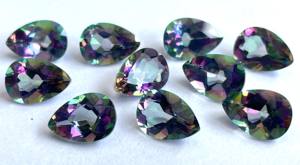 ลูกแพร์บุษราคัมลึกลับธรรมชาติขนาด3X5มม. ลูกแพร์เหลี่ยมเพชรพลอยคุณภาพยอดเยี่ยม - Product Image 6