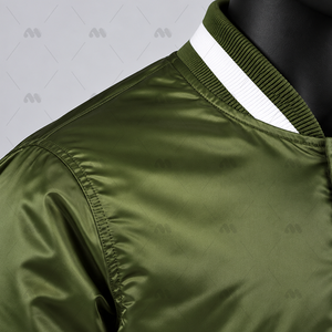 Blouson Bomber Sport Décontracté Vintage pour Homme, à Capuche, en Velours Côtelé, Imperméable, 100% Polyester, Teint Uni, Finition Printanière - Product Image 5