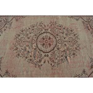 พรมปูพื้นสไตล์ตุรกีโบราณขนาด5.7 X 8.7ft สีเบจสีน้ำตาลขนาดใหญ่พรมในห้องยางพาราดีไซน์เย็บปะติดปะต่อกันทำจากขนสัตว์สำหรับวัยรุ่นทางเดินทรงสี่เหลี่ยมผืนผ้า - Product Image 5