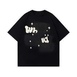 T-shirt 100% coton Logo personnalisé Impression personnalisée T-shirt pour hommes T-shirt graphique - Product Image 1