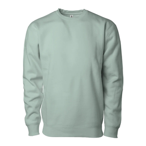 100% coton brodé thermique sweats à capuche pour hommes goutte épaule surdimensionné col rond sweat uni unisexe solide pour l'hiver - Product Image 3