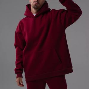 Vente à chaud de sweats à capuche surdimensionnés pour hommes vêtements d'extérieur de haute qualité de qualité supérieure avec confort solide sweats à capuche surdimensionnés de confort solide - Product Image 1