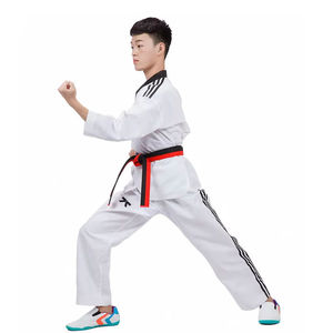 Uniforme de entrenamiento de karate tradicional ligero 100% algodón blanco ropa de artes marciales para adultos Unisex Taekwondo otros marciales - Product Image 5