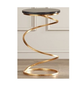 Centre de meubles en métal et marbre Table d'appoint Table basse pour la chambre Espaces de salon Vente à chaud Maison et salon - Product Image 5