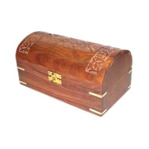 Cajas decorativas para el hogar Cofre del Tesoro Artículo de regalo artesanal de madera Venta caliente Caja de madera de alta calidad hecha a mano Producto estándar superior - Product Image 2