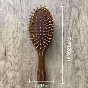 Peine de Madera para Masaje Capilar con Logotipo Personalizado, Pulido, Duradero, de Alta Calidad, Hecho a Mano con Madera Natural, de Dientes Anchos, Herramienta para el Cuero Cabelludo, a Z ENTERPRISES - Product Image 5