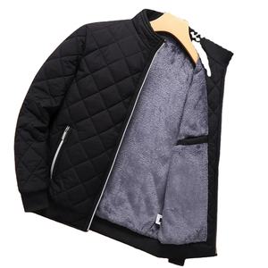 Nouvelles vestes d'hiver en polaire thermique pour hommes couleur unie veste d'hiver de luxe pour hommes épais chaud veste décontractée manteau d'affaires pour hommes - Product Image 4