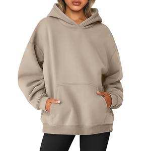Nouvelle arrivée de sweat à capuche décontracté pour femmes, long et prenant en charge les conceptions personnalisées pour l'exportation de la saison d'automne du fournisseur BD - Product Image 3