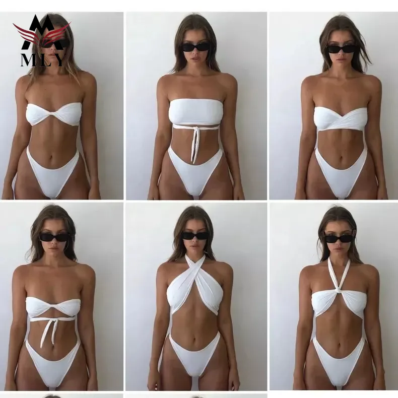 Bikini personalizado de marca privada para chica, traje de baño sexy de alta calidad, 2023