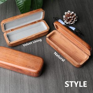 2025 Artículo popular Vietnam Venta al por mayor Natural hecho a mano de madera Gafas Estuches Cajas - Product Image 6