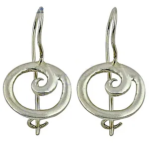 Pendientes de Plata 925 con Forma de Nota Musical, Bañados en Oro y Oro Rosa, Joyería para Regalo de Boda o Fiesta - Product Image 1