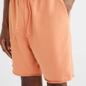 กางเกงขาสั้นผ้าฝ้ายสำหรับผู้ชายเอวยางยืดสไตล์ลำลองแบบเชือกผูกสำหรับวิ่งฤดูร้อน - Product Image 1