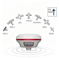 Penerima GPS RTK Inersia Sino High Precision T100 Tahan Air IP65 1590 Saluran Paralel -30~65 Suhu Operasi