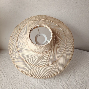 <b>Rattan</b> Ceiling Light Designed with Natural Woven Texture Soft Light Distribution and Decorative Indoor Style - Product Image 4