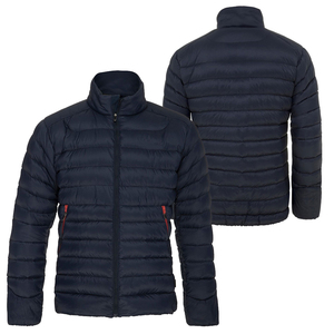 Veste matelassée à capuche pour homme, best-seller, haute qualité, logo personnalisé, vêtements d'hiver avec fermeture éclair intégrale, coupe-vent, respirante, écologique - Product Image 4