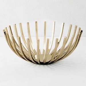 Unique Design New Serving Tray for <b>Parties</b> Serving Chocolate Fruits Usage Gold Wire Design New Metal Serving Date <b>Bowl</b> Platter - Product Image 5