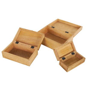 Caja de almacenamiento decorativa de madera más vendida, organizador de joyas, diseño personalizado para el hogar, cocina, oficina, organización de almacenamiento - Product Image 2