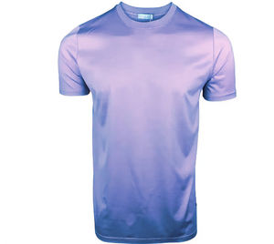 2025 luxe col rond doux brillant blanc hommes t-shirts personnalisé Fitness Double mercerisé Pima coton hommes t-shirts - Product Image 1