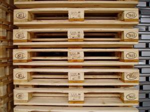 Palettes en bois à 4 voies et simple face de haute qualité aux normes européennes pour la logistique industrielle et le stockage en entrepôt - Product Image 6