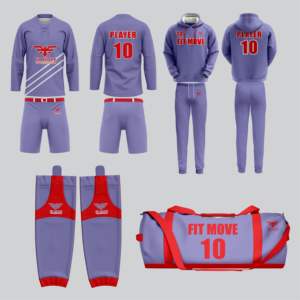 Jersey de hockey sobre hielo personalizado con conjuntos de pantalones cortos, uniforme de hockey sobre hielo de equipo personalizado para hombres, conjuntos de uniformes de práctica para jóvenes con servicio OEM - Product Image 1