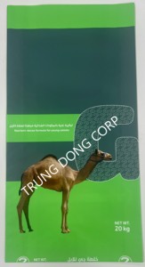 Sacs d'alimentation laminés BOPP personnalisés à fond pincé pour le bétail et la volaille fabriqués au Vietnam produit en plastique - Product Image 2