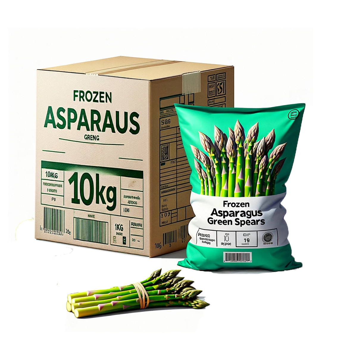 Tombak asparagus beku berkualitas tinggi dari Tiongkok