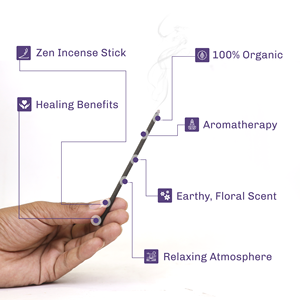 Juego de incienso de palo de Mahakala Padmasambhava Natural de alta calidad de Nepal hecho a mano, incienso aromático de fragancia ecológica para el hogar de 8 pulgadas - Product Image 2