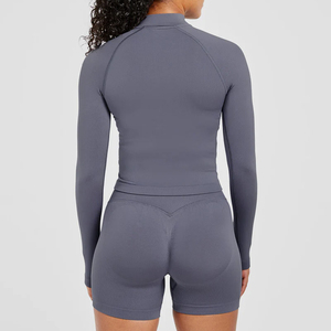 Nuevo producto Conjuntos de yoga para mujer Deportes Mujer Ropa deportiva Gimnasio Fitness Yoga Conjuntos Leggings para Ronpex - Product Image 2