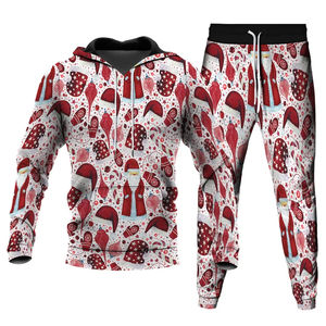 ชุดวอร์มผ้าฝ้ายเฮฟวี่เวทสำหรับผู้ชายชุดวอร์มโอเวอร์ไซส์ลายพิมพ์สีล้วนสำหรับทั้งชายและหญิง - Product Image 3