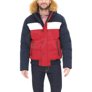 Chaqueta de Invierno, Parka Cálida y Moderna, Estilo Lujoso, Abrigo con Capucha de Piel Sintética para Hombre, Chaqueta Gruesa y Cálida de Invierno - Product Image 1