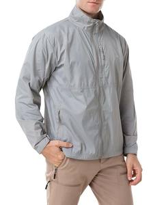 Chaqueta Impermeable Ligera con Capucha, Cortavientos Transpirable, Ropa Deportiva para Exteriores, Cierre de Cremallera, Diseño Sólido - Product Image 3