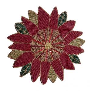 Napperon perlé de meilleure qualité chemin de table décor à la maison napperon rond brodé gardez vos taches de salle à manger napperon perlé gratuit - Product Image 3