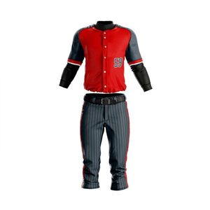 Customizable Short Sleeve Baseball Team Uniforms Sublimation Printing Full Buttons Baseball Jersey Breathable - Product Image 4