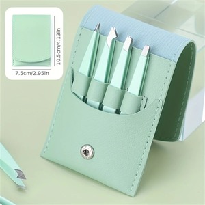 Juego de Herramientas de Belleza Profesional, Juego de Pinzas para Cejas, 4 Piezas, Pinzas de Acero Inoxidable para Vello Facial que Crecen Hacia Adentro - Product Image 6