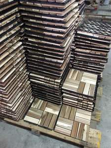 Suelos de madera de ACacia de diseño moderno, baldosas de cubierta compuestas económicas para Senderos de jardín, pasarelas, superficie ABCD, cubierta para exteriores - Product Image 4