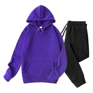 Men's Tracksuits 2 Pieces Cotton Fleece Lined <b>Hoodies</b> Sweatsuit Sets Lightweight Casual Long Sleeve Drawstring Hooded Pullover - Product Image 6