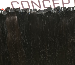 100% gros cheveux cambodgiens naturel noir couleur droite vendeur vierge noir femme noire Temple faisceaux Extensions de cheveux humains - Product Image 4