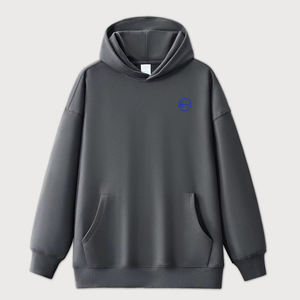 Offre Spéciale personnalisé pour hommes couleur unie à manches longues sweats à capuche mode décontractée de haute qualité pulls à capuche amples - Product Image 3