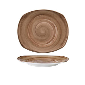 Plato Rectangular para Cena Corona Artisan Coffee, 29.5 x 25.4 cm, para Restaurante, Catering, Suministros para Hoteles, Venta al por Mayor - Product Image 1