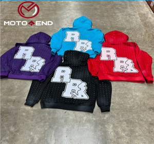 400gsm ผ้าคอตตอน100% โอเวอร์ไซส์สำหรับผู้ชาย2025ฤดูหนาวเสื้อฮู้ดผ้าฟลีซแบบสวมออกแบบได้ตามที่ต้องการ - Product Image 3